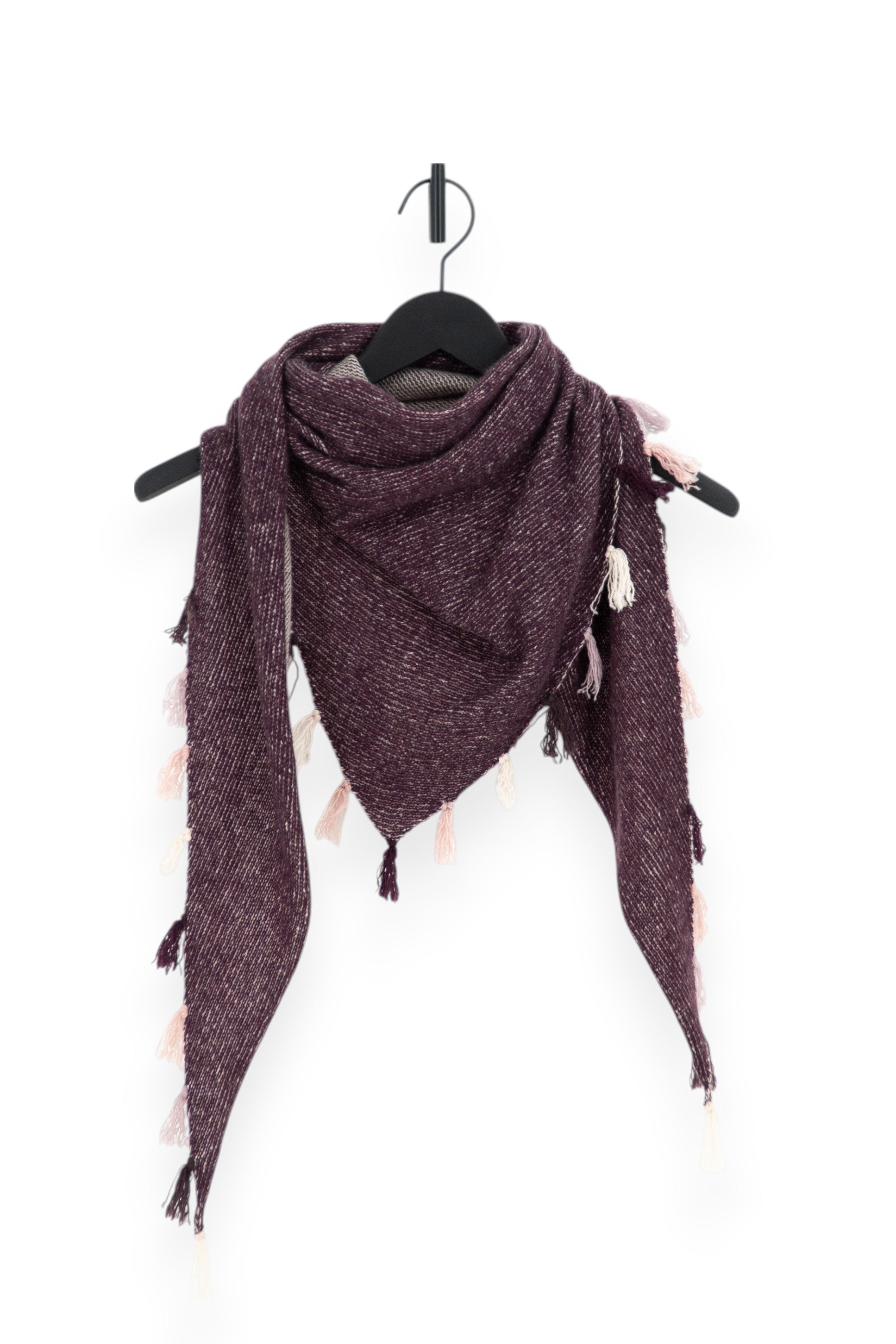 Dreieckstuch mit Fransen