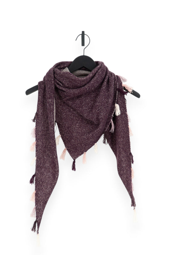 Dreieckstuch mit Fransen