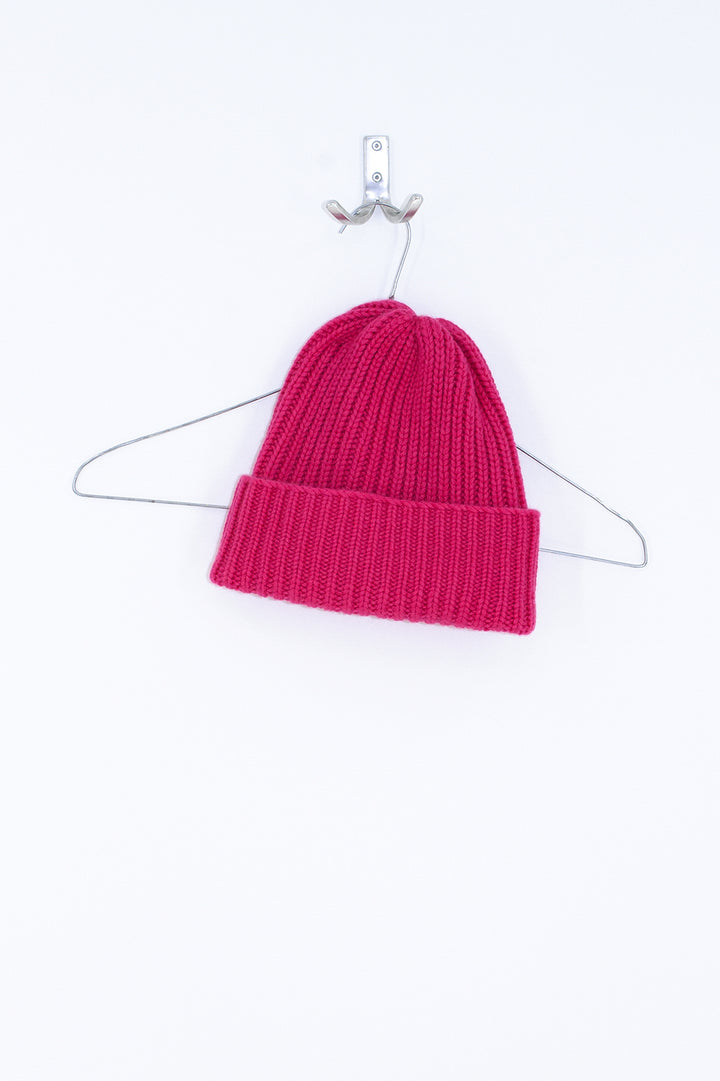 Cashmere Rippenmütze