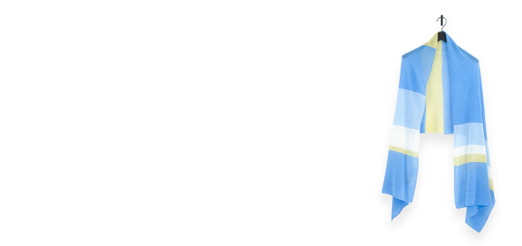 Leichte Cashmere Schals gestreift