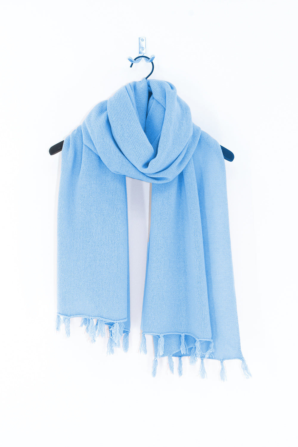 Breiter Cashmere Schal – erhältlich mit oder ohne Fransen