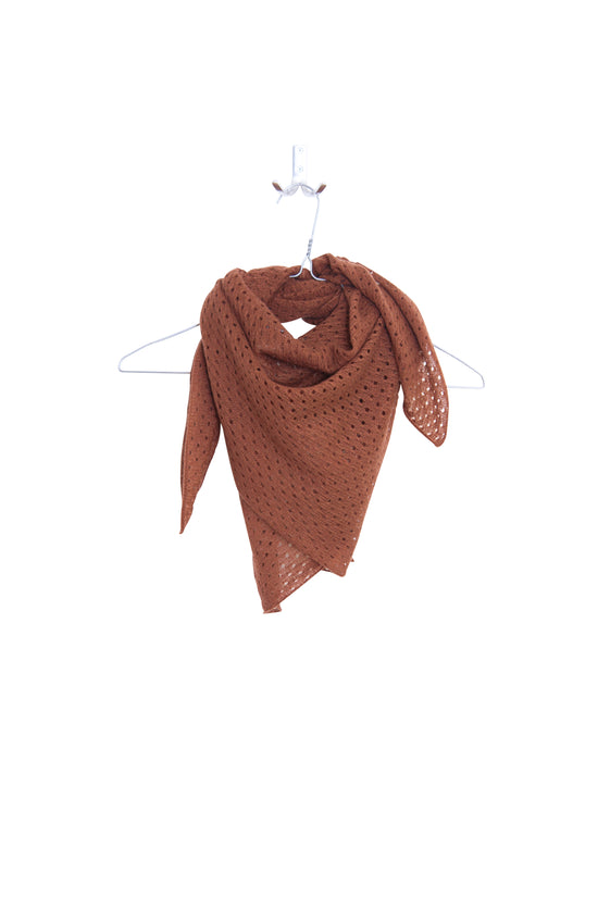 Kaschmir Bandana mit Lochmuster