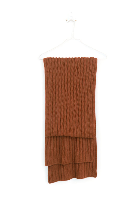 Gerippter Cashmere Schal für Herren