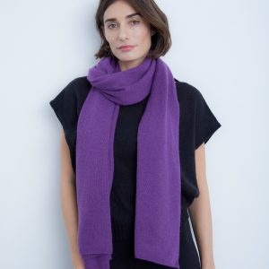 Leichter Kaschmir Schal – Farbe Violet